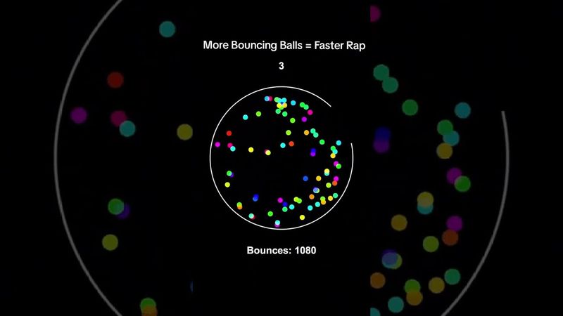 Could you recognise this one on the first bounce?How long until he slows down again? #bouncingball
