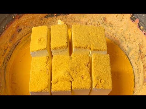 Snow Fairy Dust Chalk with Sifted Yellow Powder