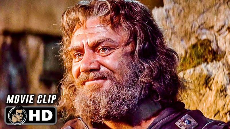 Pit Of Wolves Scene | THE VIKINGS (1958) Movie CLIP HD