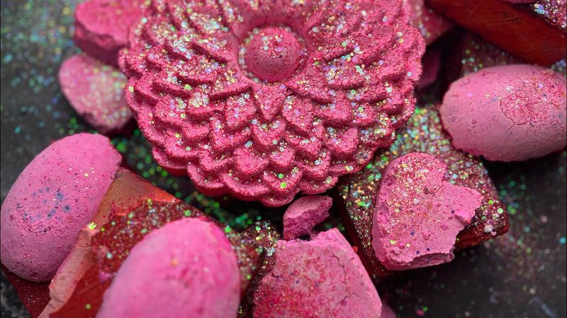 Pretty Pink Reforms & Dyed Gymchalk | So Satisfying | Asmr