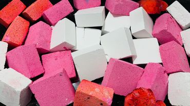 Full Block Crush | Crunchy Plain Gym Chalk | Oddly Satisfying ASMR