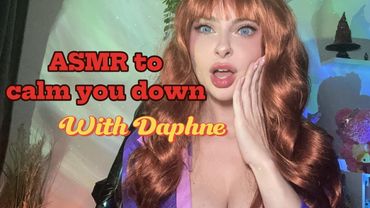 Daphne calms you down with Spooky cute tapping and minimal talking / tapping, lofi halloween music,