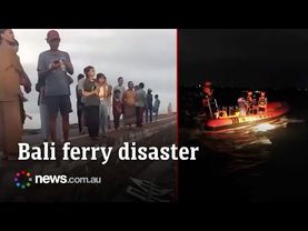 Four dead as ferry carrying more than 60 people sinks off Bali