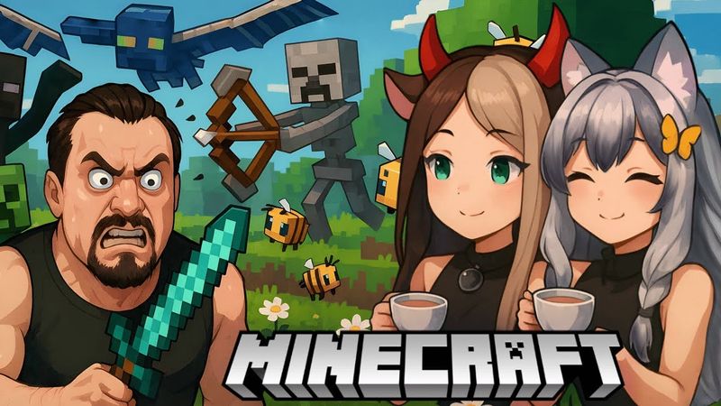 Заставляю девочек страдать! - Интерактивный Майнкрафт (ft.xKamysh и Maroosha) - Minecraft