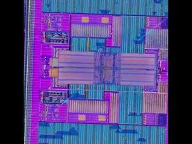 современный процессор под микроскопом.