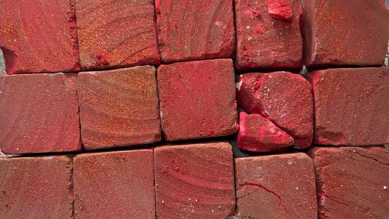 A Chalk Dressed in Intense Red - Buttery Dusty Soft ❤️❤️❤️