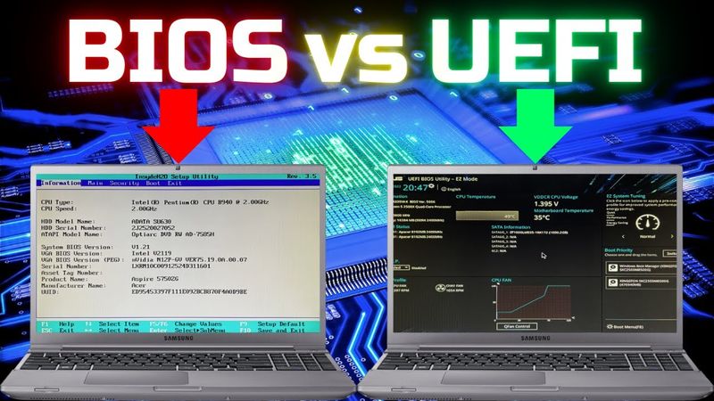 Что такое UEFI и BIOS?🤔 КОРОТКО и ЯСНО обо всём!✅