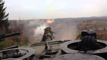 Leopard 2 engaging T55