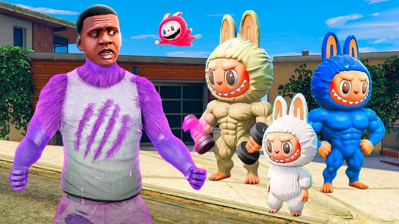 ФРАНКЛИН ЛАБУБУ БАНДАСЫНА КІРДІ (GTA V)