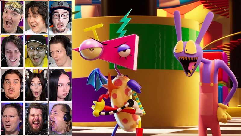 Реакция Ютуберов на Взрослые Желания Зубл | УДИВИТЕЛЬНЫЙ ЦИФРОВОЙ ЦИРК 6: У всех есть пушки