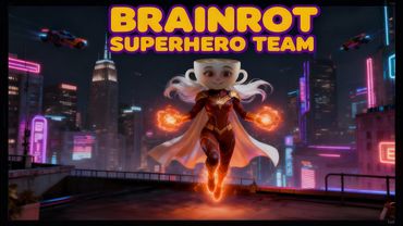 The New Brainrot Superhero Team Assembles to Defend the City!