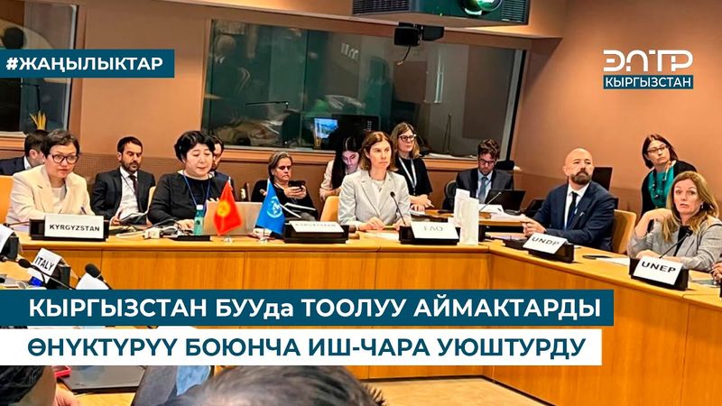 КЫРГЫЗСТАН БУУда ТООЛУУ АЙМАКТАРДЫ ӨНҮКТҮРҮҮ БОЮНЧА ИШ-ЧАРА УЮШТУРДУ