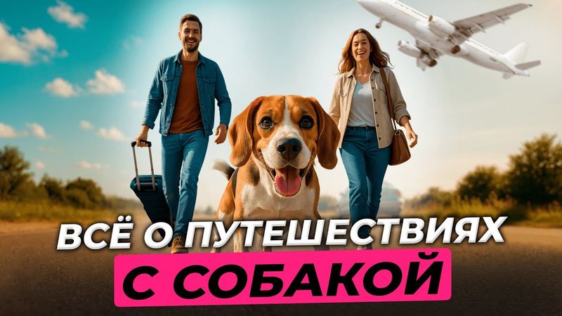 🏖🏖🏖 ОТПУСК С СОБАКОЙ И БЕЗ: Путешествие на авто, Перелет, Передержка | Советы кинолога #собака