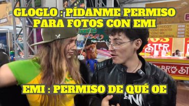 GLOGLO ADVIERTE A CHIBOLOS QUE SE TOMAN FOTOS CON EMI