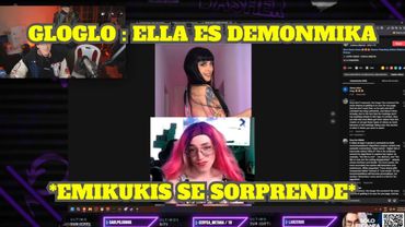 EMIKUKIS SE SORPRENDE PORQUE GLOGLO CONOCE EL NOMBRE DE UNA CHICA DE TIKTOK