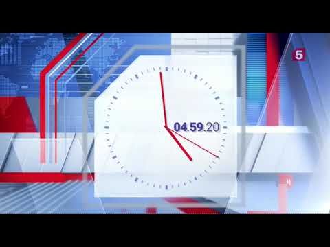 Рестарт эфира + полные часы (Пятый канал, 01.06.2022)