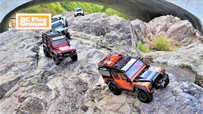 RC Car TRAXXAS TRX4, SCX10 II, MST CFX D90 Group Rock Crawling 2