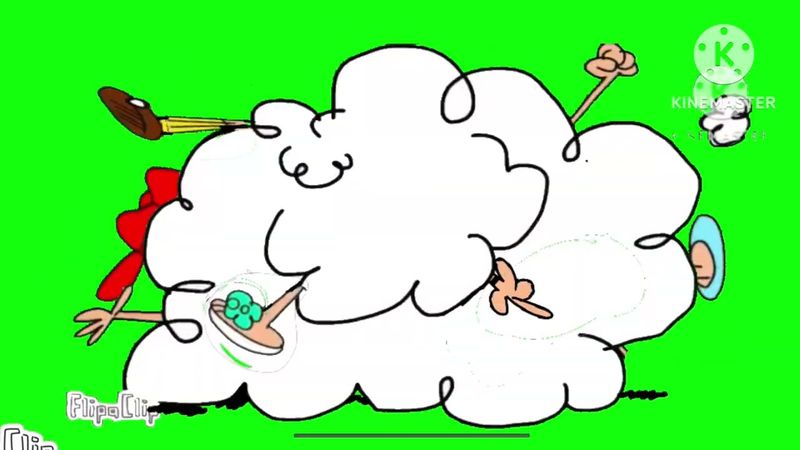 The Loud House Fight Cloud Green Screen (Version 5) (But I added Lana’s Cap and Lori’s Leg)