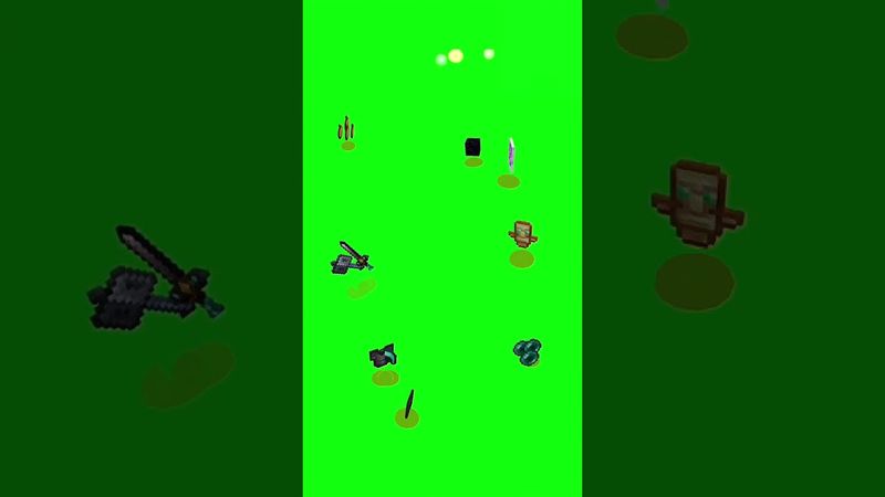 MINECRAFT loot green screen