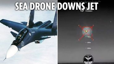 Ukrainian drone boat takes down Russian combat jet in world first
