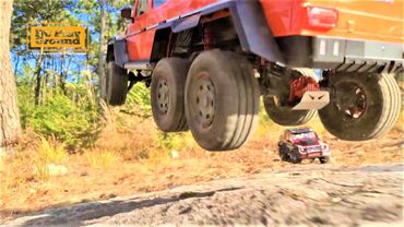 RC Car Traction Hobby Brabus VS Traxxas TRX6 Benz G550 6x6