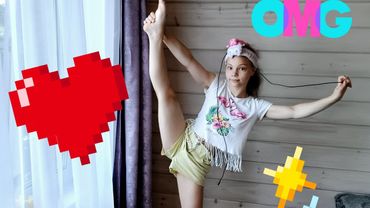Челлендж Гимнастика. Гимастика VS Вещи. Gymnastic, split, challenge, спорт, шпагат, фитнес.
