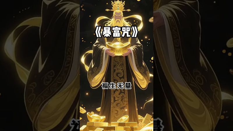 《道家暴富咒》暴富暴美暴发财！接了！转发！功德无量！#正能量 #運勢 #財運 #財運 #風水 #分享 #命理  #财源滚滚 #好运连连 #八方来财 #国学文化 #道家文化 #民间传说