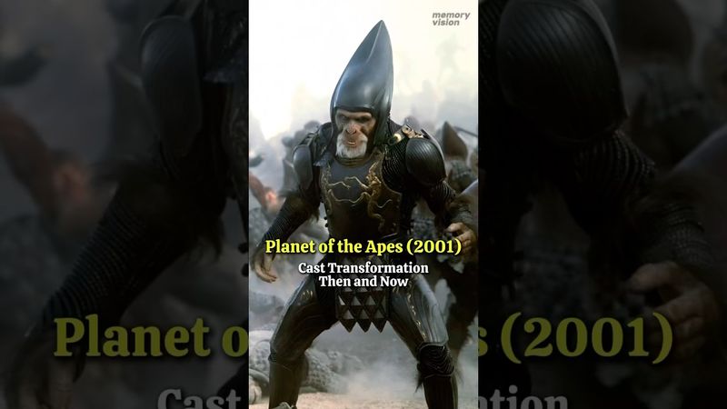 Planet of the Apes (2001) - Fantastic Cast Transformation Then and Now