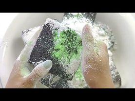 Crispy layered chalk block丨Spray painted dark chalk shatters丨千层脆脆asmr