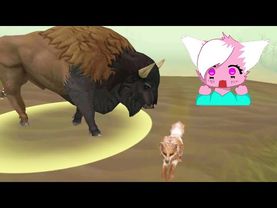 Выполняю квест по бизонам в ОНЛАЙН WildCraft