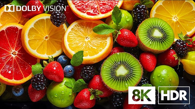 Juicy Fruits Explosive Flavour in Dolby Vision™ | 8K HDR