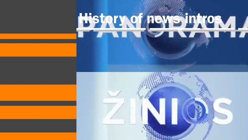 History of news intros - LRT Panorama/Žinios