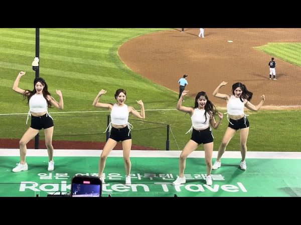KT위즈 치어리더 아이브 Rebel heart 공연 영상