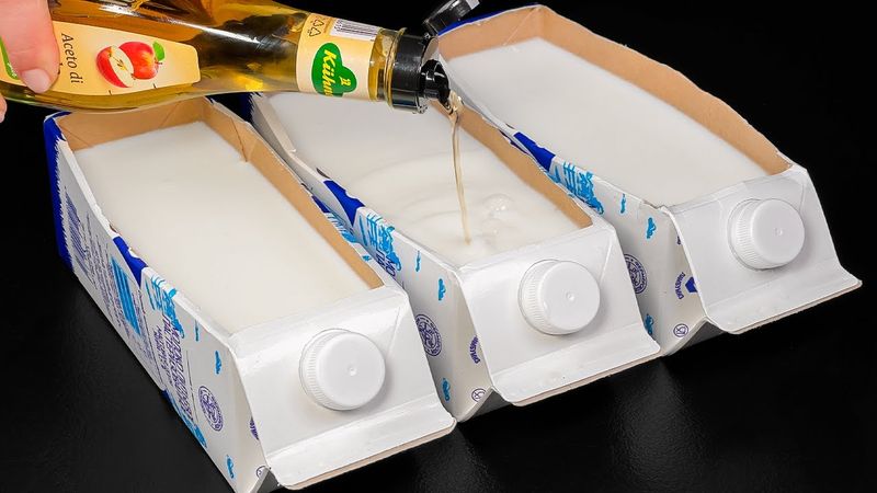 سرکه و شیر! پنیر خانگی در 10 دقیقه! دستور غذا از مادربزرگ ایتالیایی من