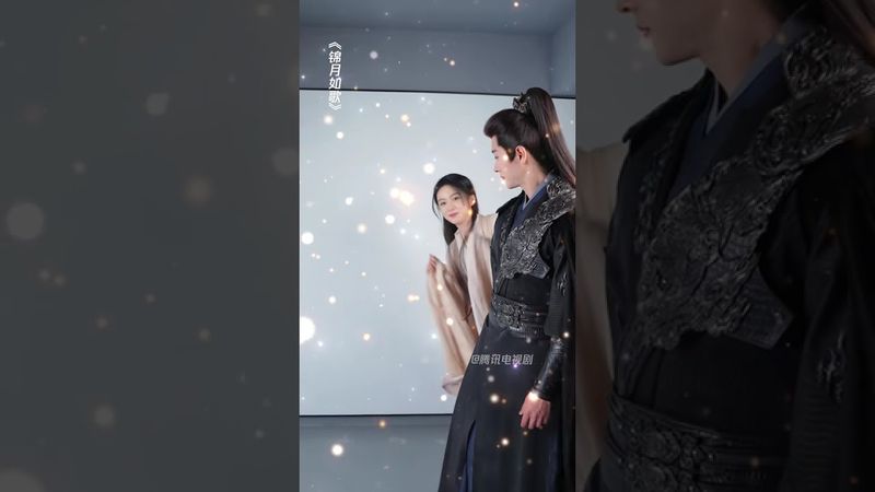 💕Finished: So sweet! Zhou Ye emerges from Cheng Lei's cape.#LegendofTheFemaleGeneral #周也 #丞磊