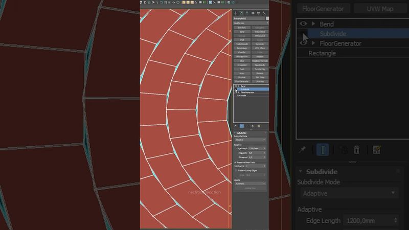 Пускаем плитку по радиусу