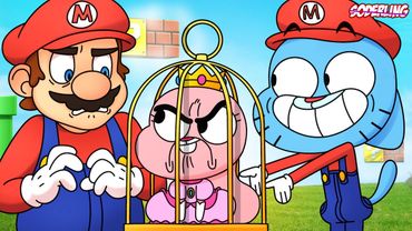 Марио в "Гамболе" - Все Пасхалки на "Братьев Супер Марио" в Мультсериалах!