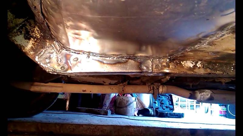 Переварка днища ВАЗ 2106 Часть 4. Сварка днища кузова передней левой стороны