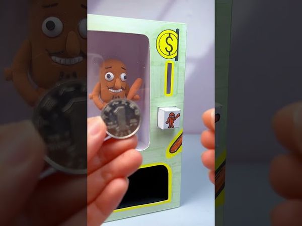 DIY Paper Brainrot Soundboard Toys Vending Machine | Paper Art Creativity #shorts #papercraft