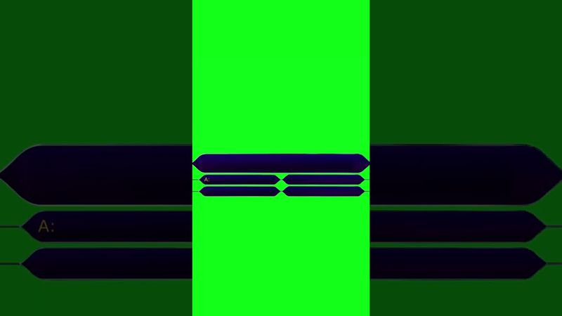 Меню из «Кто хочет стать миллионером?» #мемы #видеоназеленомфоне #хромакей