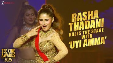 Rasha Thadani Rules the Stage with ‘Uyi Amma’ at Zee Cine Awards!🔥 | Amit Trivedi, Madhubanti