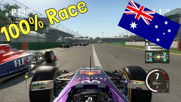 F1 2015 - 100% Race at Albert Park, Melbourne, Australia in Ricciardo's Red Bull