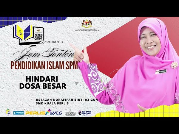 PERLIS ONLINE TUITION (POT2025) :SPM - PENDIDIKAN ISLAM (HINDARI DOSA BESAR)