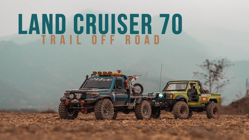 E3S-RC  Land Cruiser Lc70 Killerbody / TRX4 vs SCX / Trail Off Road #1