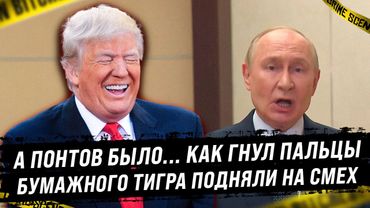 Бумажного тигра подняли на смех. А понтов-то было, куда делись? Сдулись, как воздушный шарик