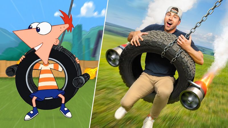 Testing Phineas & Ferb Inventions IRL