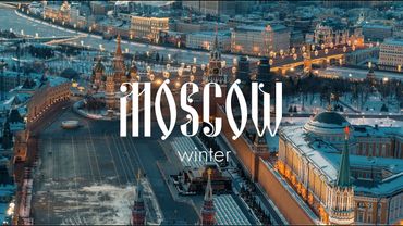 Desperation of winter Moscow \ Russia Drone Video \ Shot on DJI X7