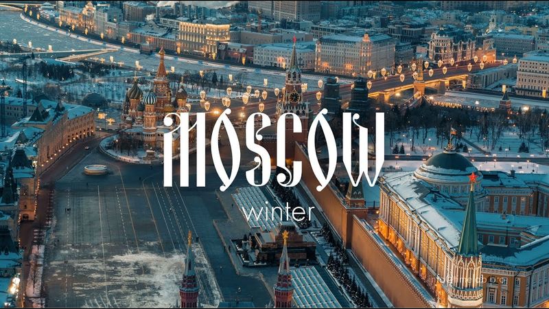 Desperation of winter Moscow \ Russia Drone Video \ Shot on DJI X7