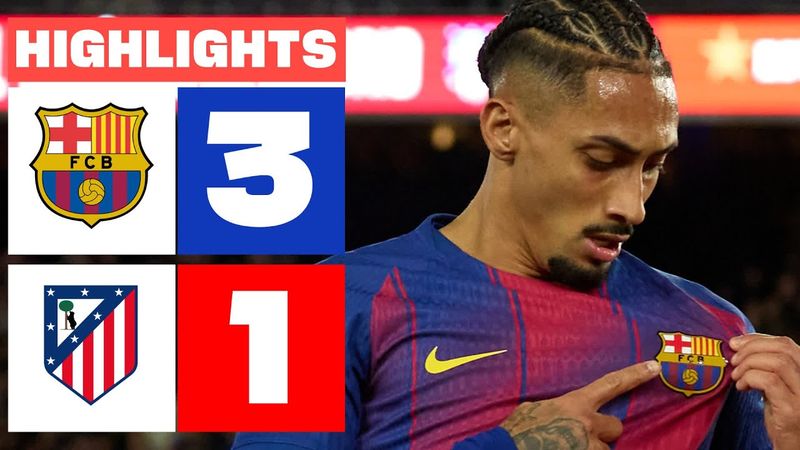 FC BARCELONA 3 - 1 ATLÉTICO DE MADRID | HIGHLIGHTS LALIGA EA SPORTS