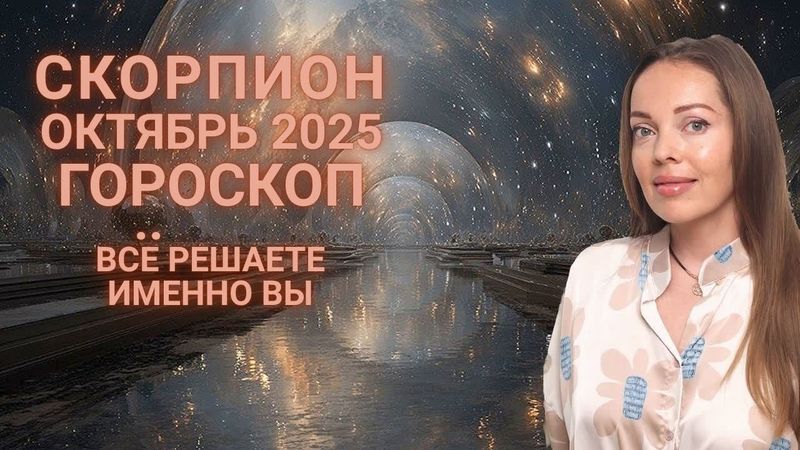 Скорпион - гороскоп на октябрь 2025 года. Все решаете именно вы